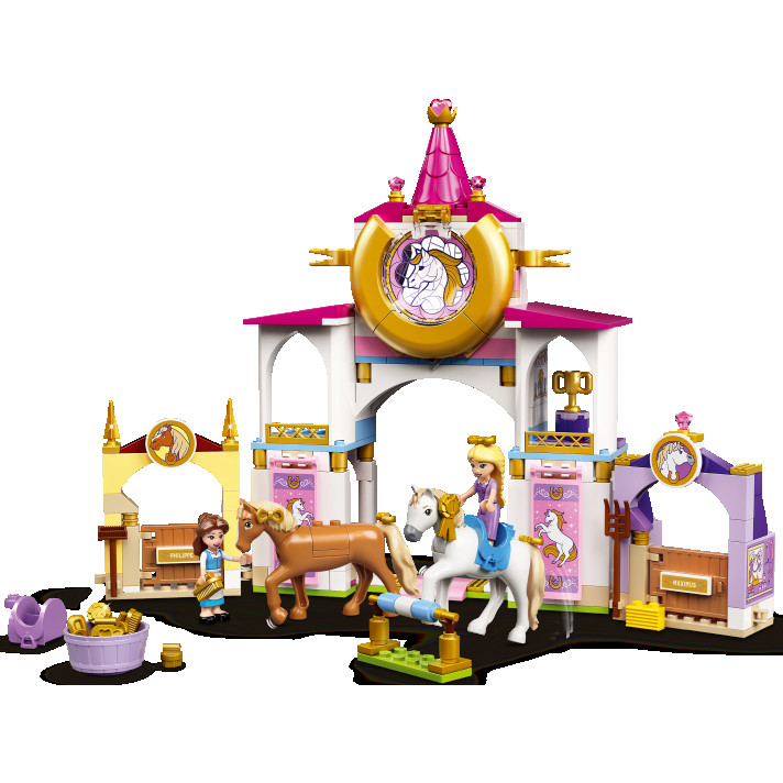 Belle en Rapunzel's koninklijke paardenstal
