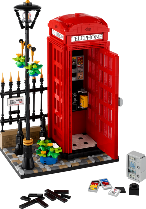 Rode Londense telefooncel