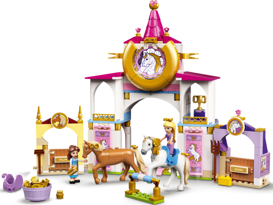 Belle en Rapunzel's koninklijke paardenstal