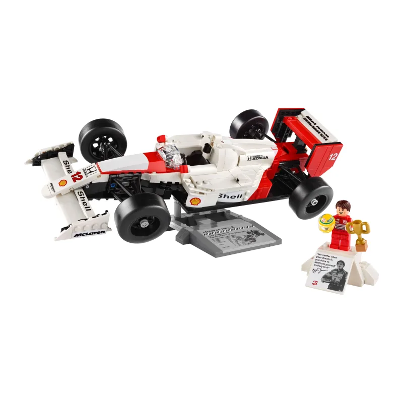 LEGO McLaren MP4/4 en Ayrton Senna