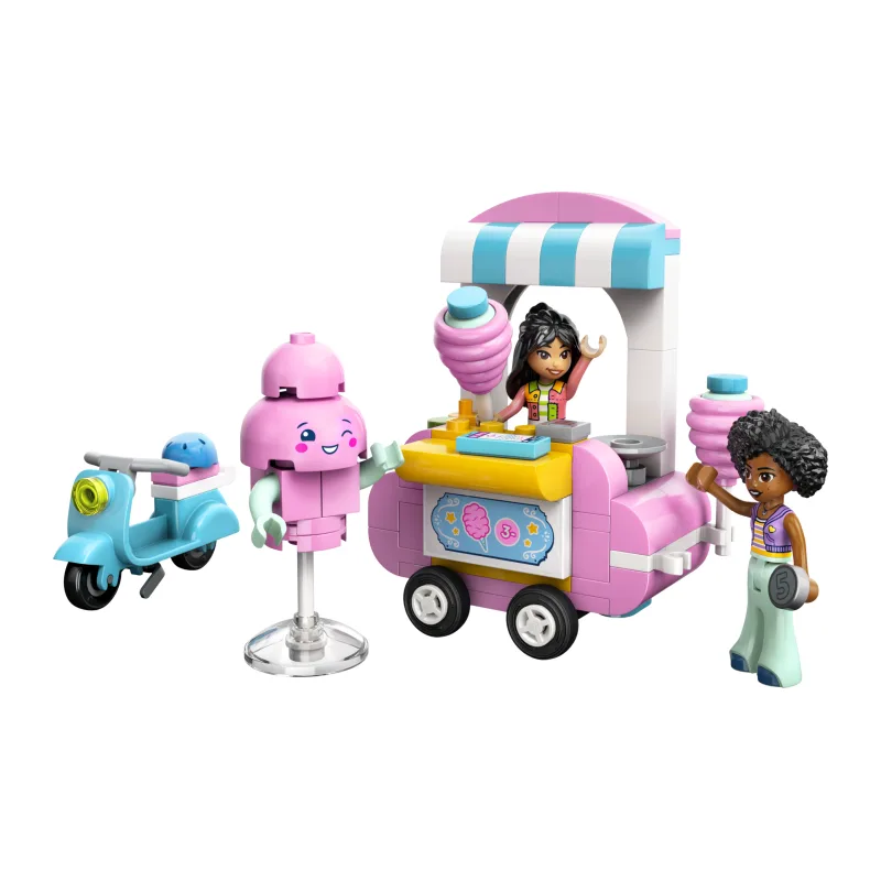 LEGO Suikerspinkraam en scooter