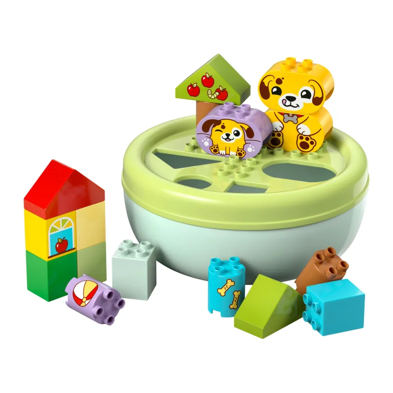 LEGO Vormenstoof: puppyhuis