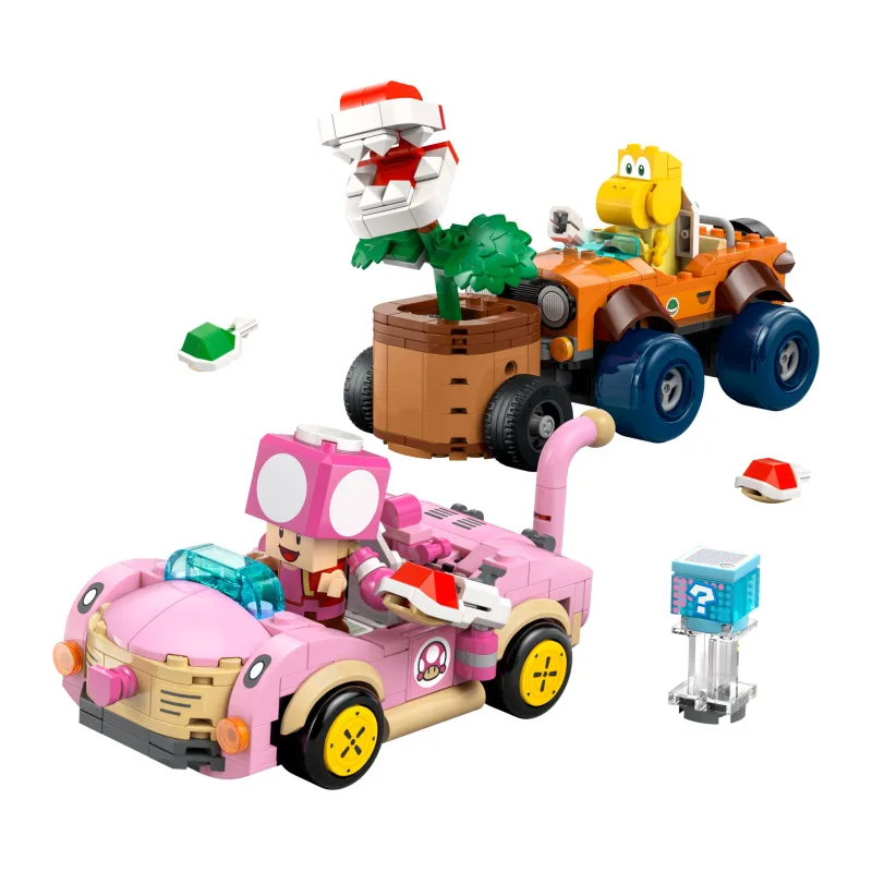 LEGO Mario Kart - Achtervolging met de Piranha Plant
