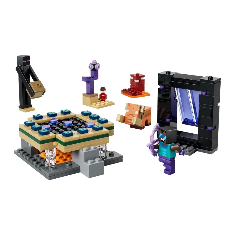 LEGO Reis naar de Nether en het End-portaal