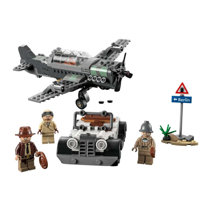LEGO Gevechtsvliegtuig achtervolging