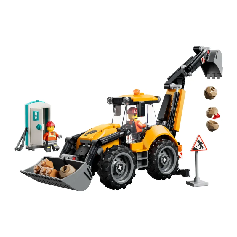 LEGO Gele graaflaadmachine