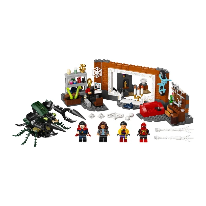 LEGO Spider-Man bij de Sanctum uitvalsbasis