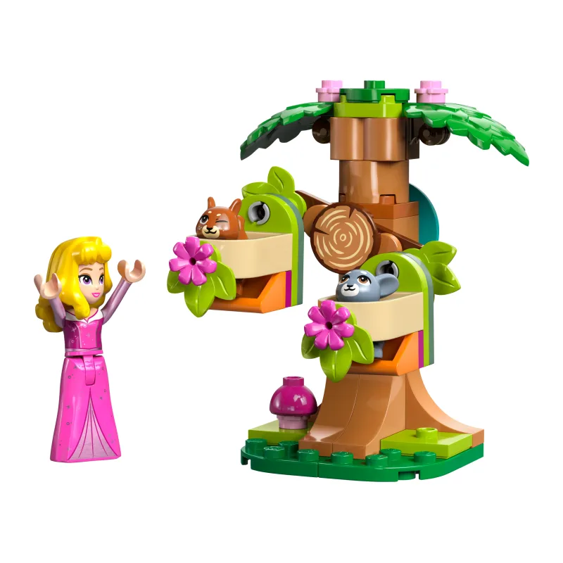LEGO Aurora's speelplek in het bos & Cadeaudieren