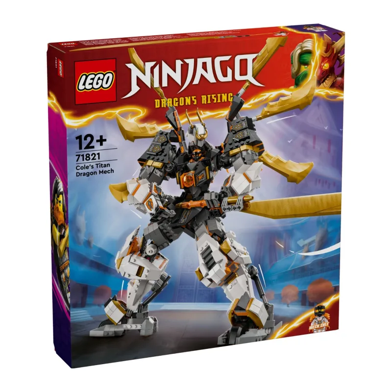 LEGO 71821 Ninjago Cole's Reusachtige Drakenmecha