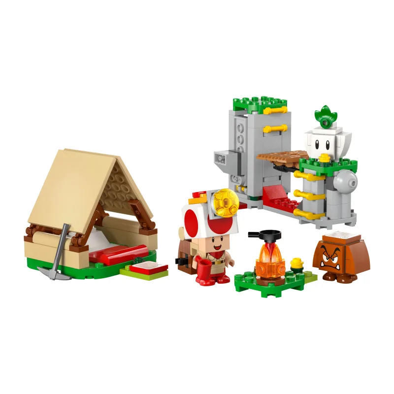 LEGO Toad-baas' kampeerplaats