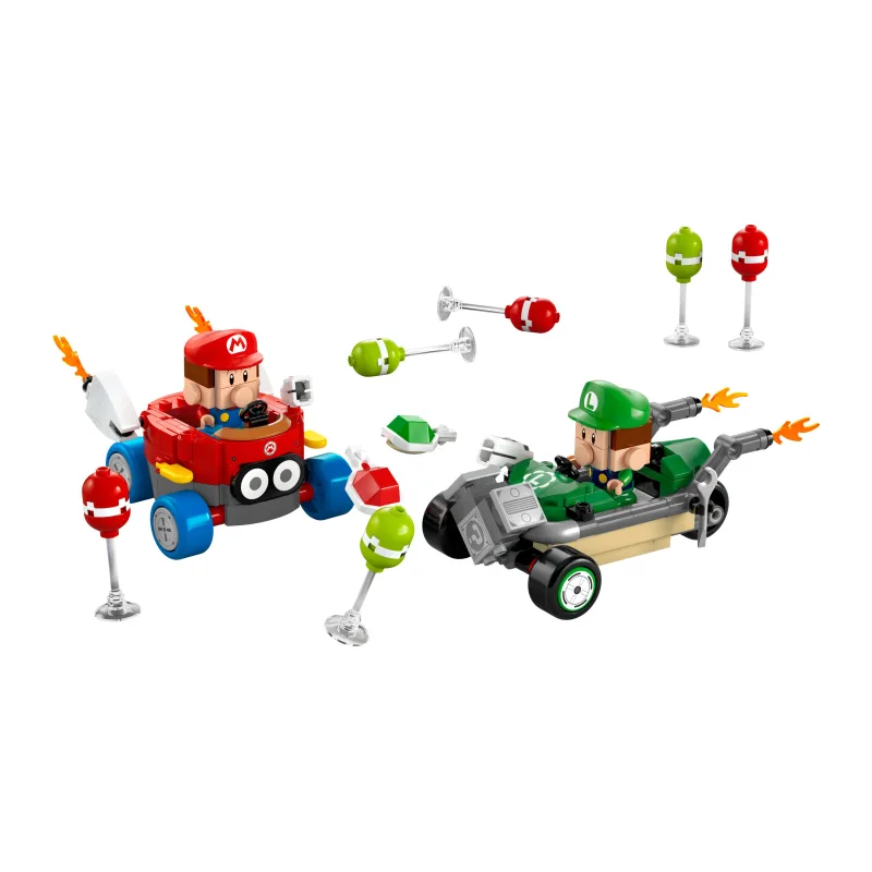 LEGO Mario Kart - Baby Mario vs. Baby Luigi