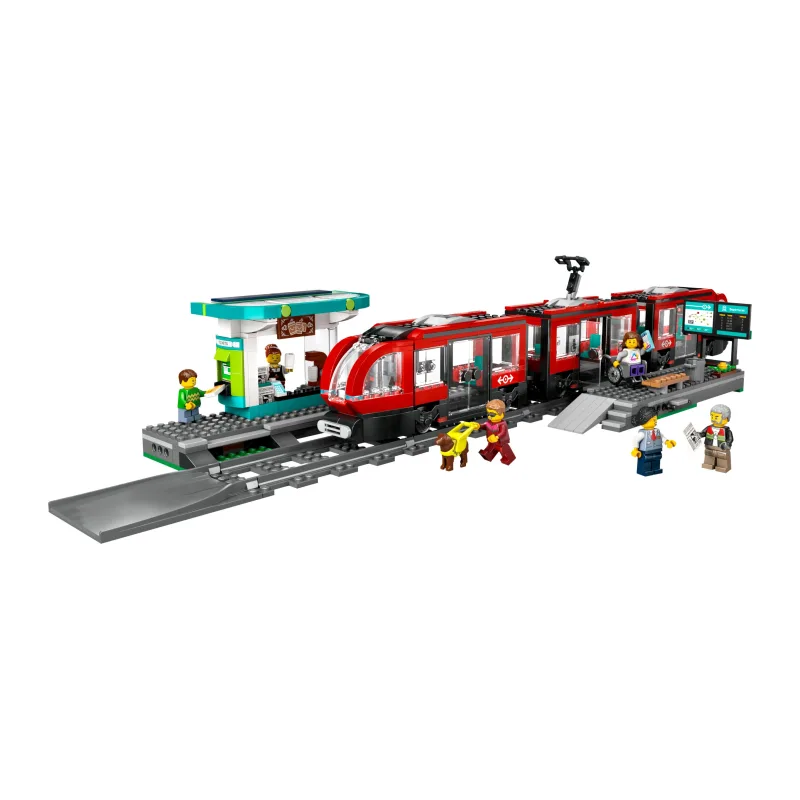 LEGO Stadstram en station