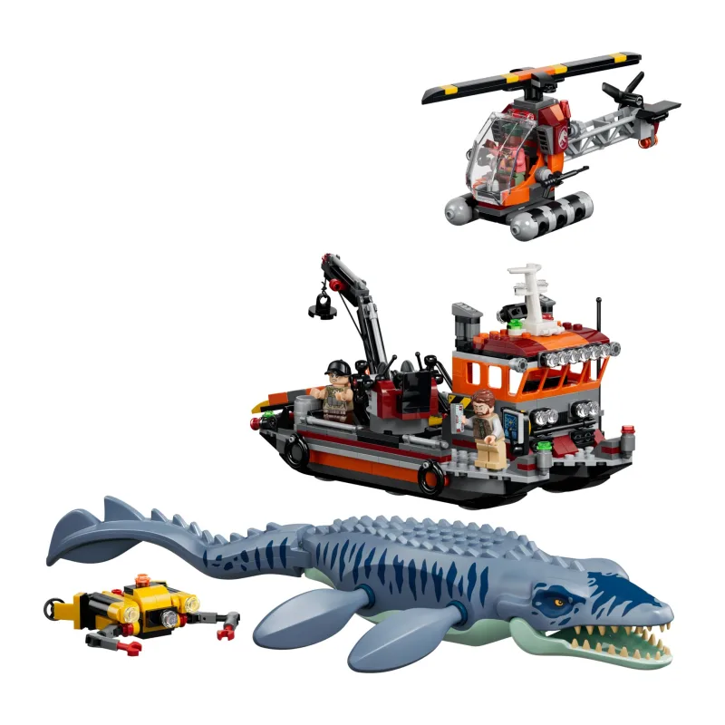 LEGO Mosasaurus bootaanval
