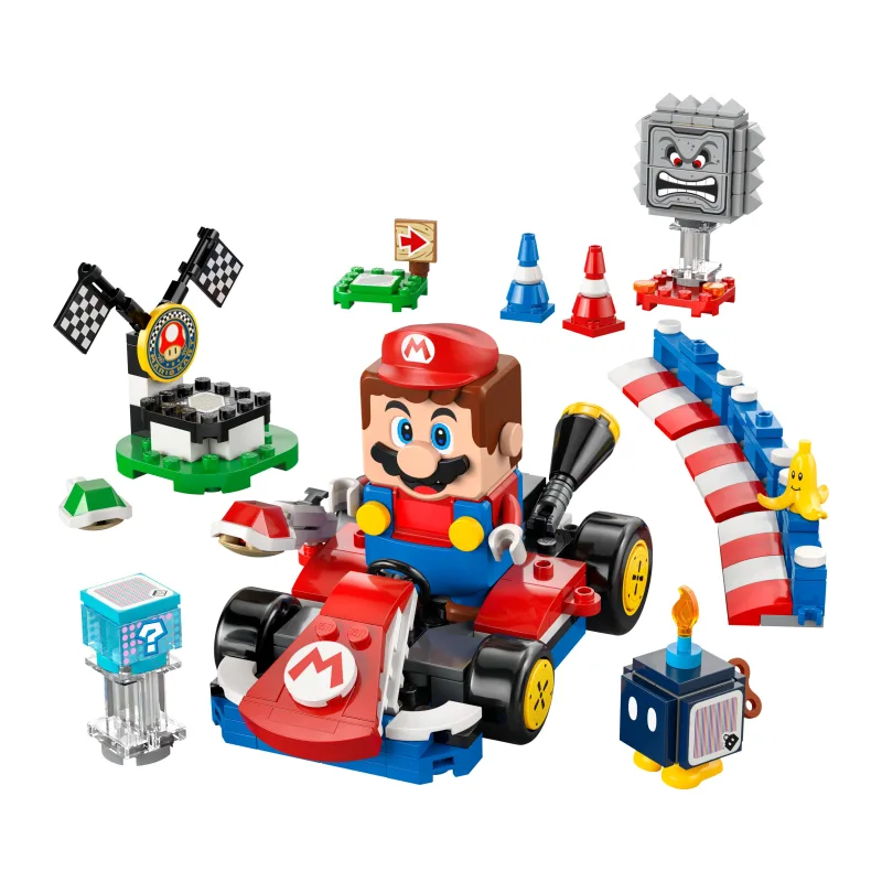 LEGO Mario Kart - Interactieve LEGO Mario en standaardkart