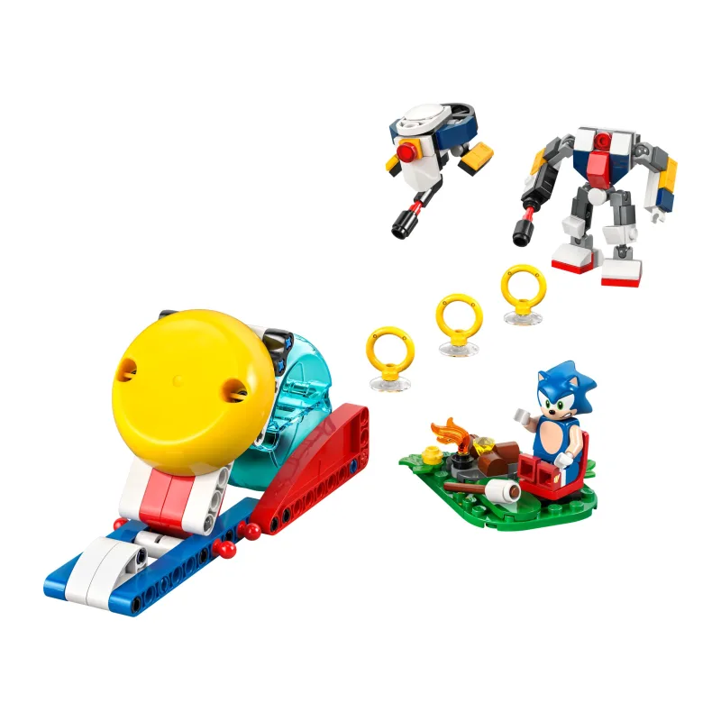 LEGO Sonics krachtmeting bij het kampvuur