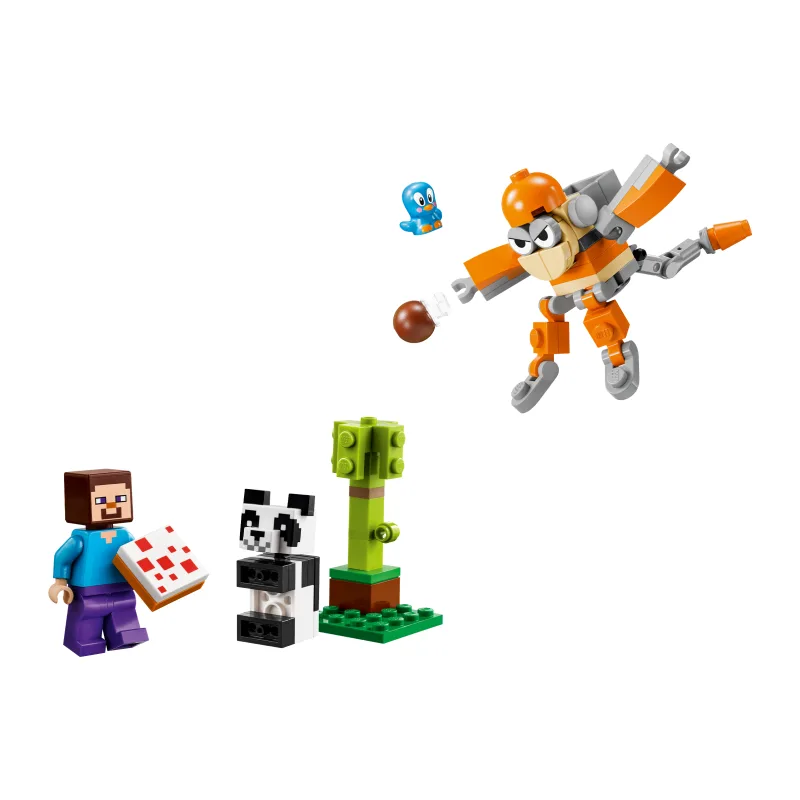 LEGO Kiki's kokosnotenaanval & Steve en babypanda