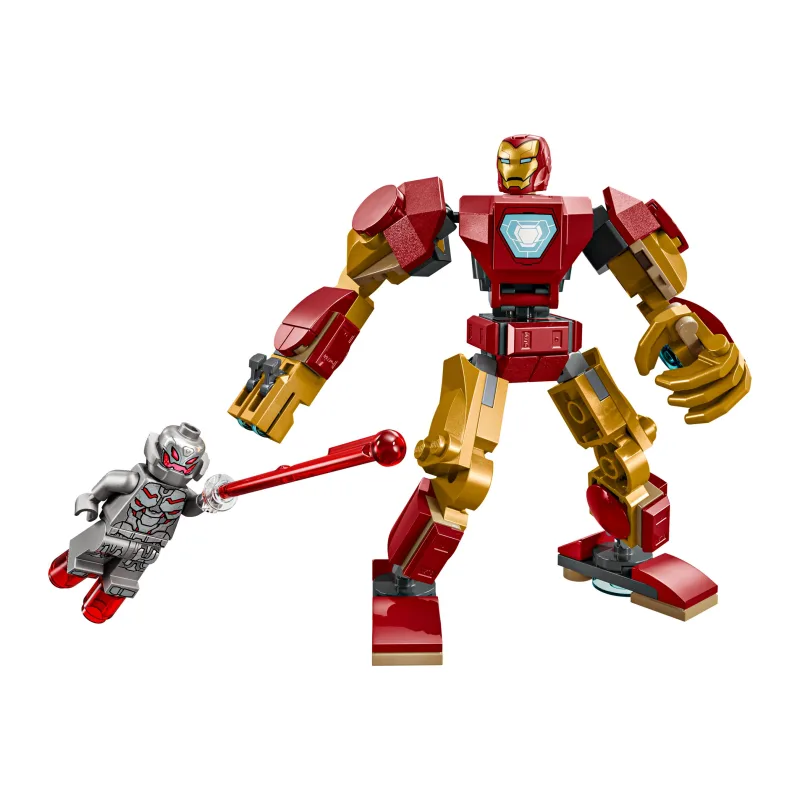 LEGO Iron Man mecha vs. Ultron