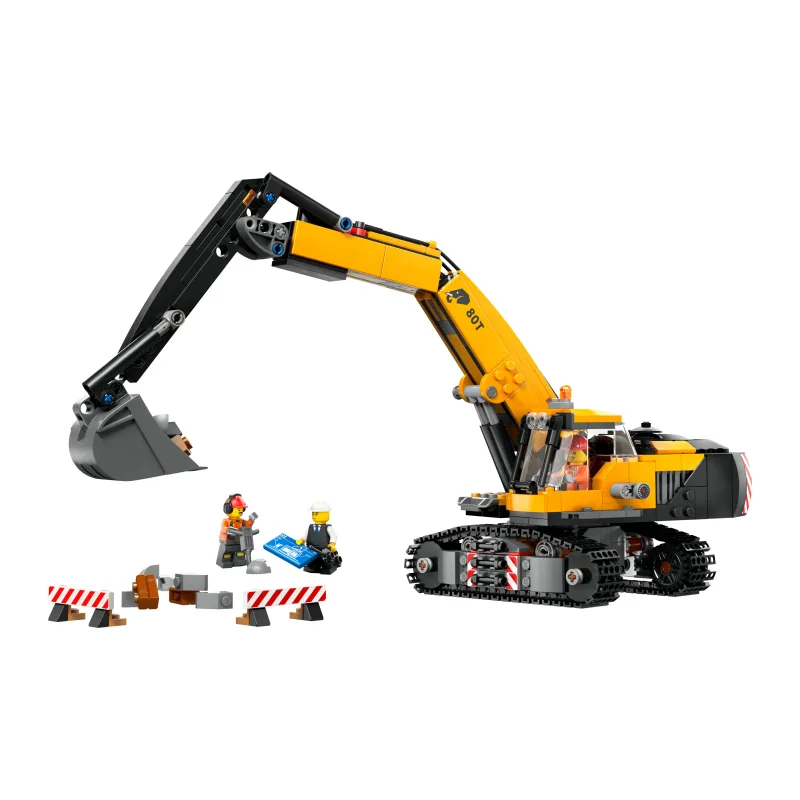 LEGO City 60420 gele graafmachine