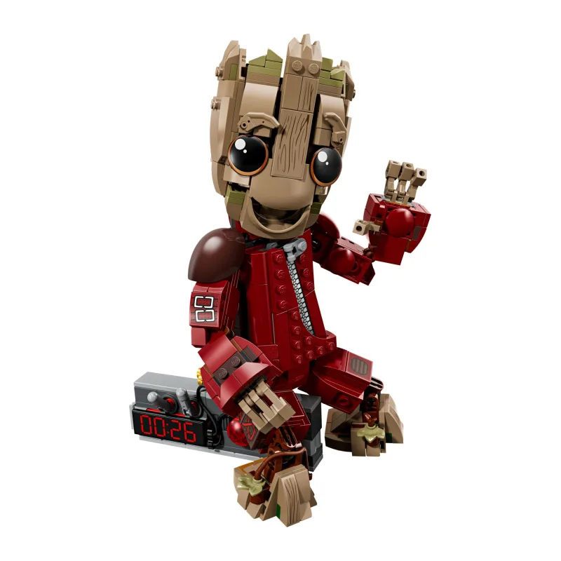 LEGO Groot in Ravager jumpsuit