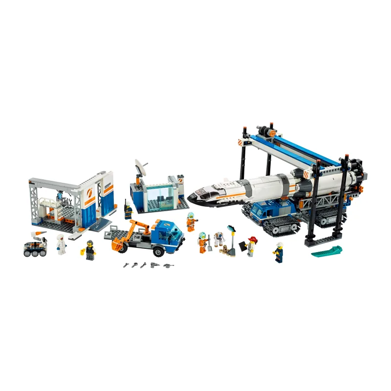 LEGO Raket bouwen en transporteren