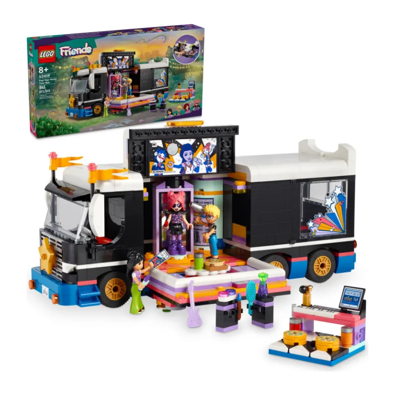 LEGO Friends - Toerbus van popster Constructiespeelgoed