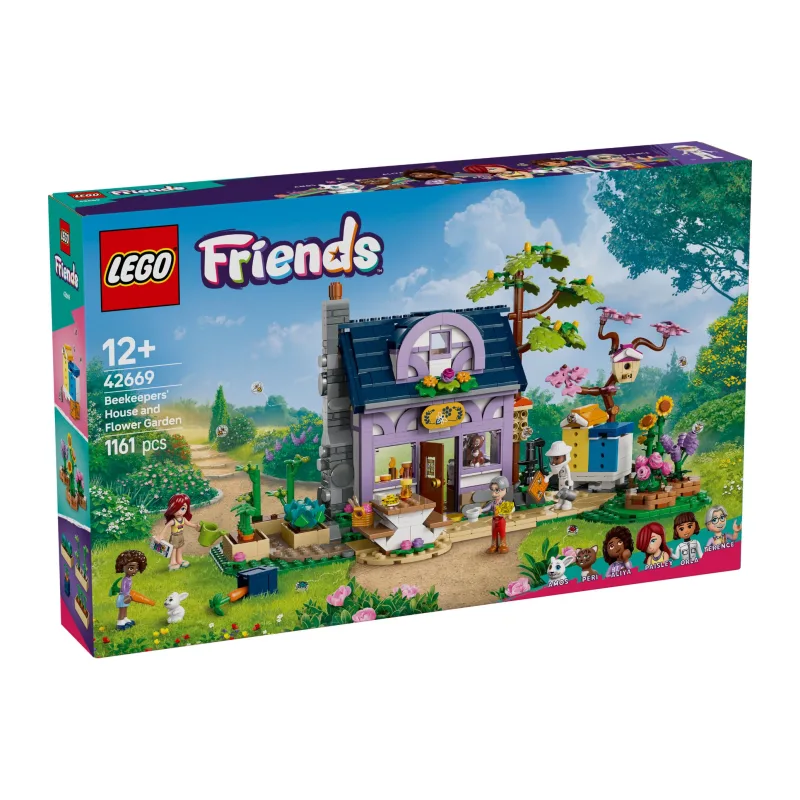 LEGO 42669 Friends Imkershuis en bloementuin