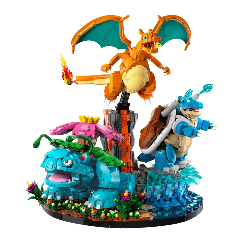 LEGO Venusaur, Charizard en Blastoise