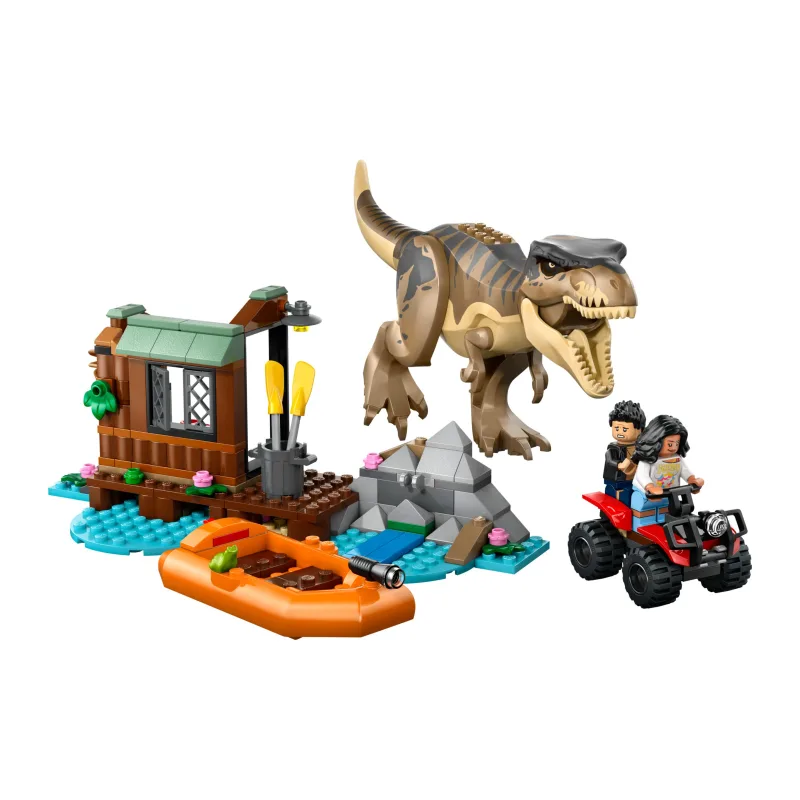 LEGO T. rex rivierontsnapping