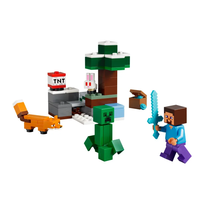 LEGO Steve's Taiga-avontuur