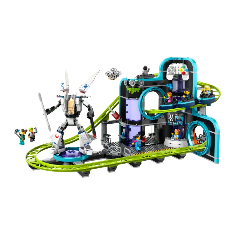 LEGO Achtbaan in Robotwereld