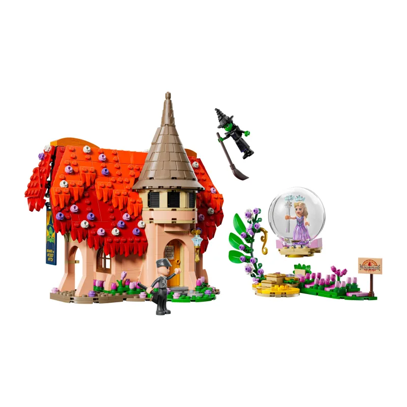 LEGO Glinda en Elphaba bezoeken Munchkinland