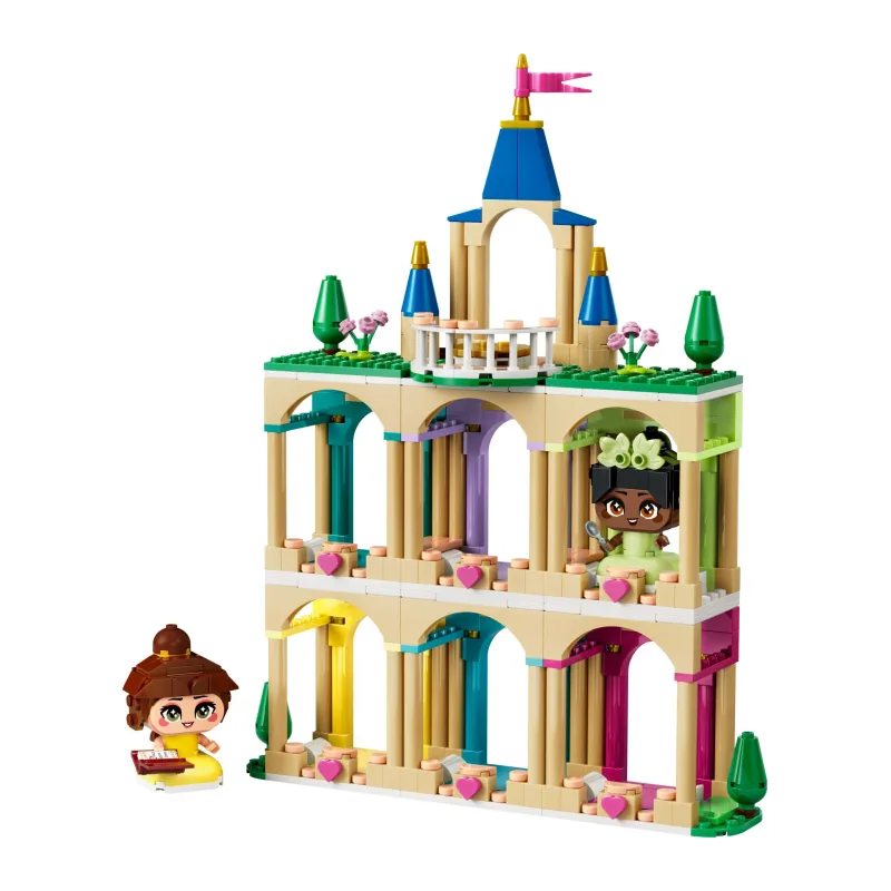 LEGO Mini Belle en Tiana met kasteel