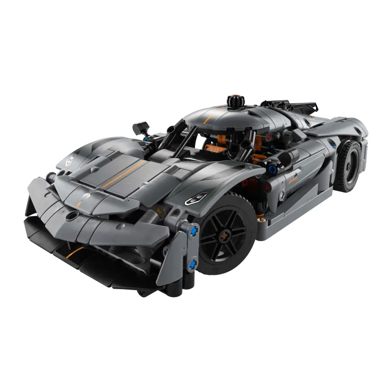 LEGO Koenigsegg Jesko Absolut grijze hypercar