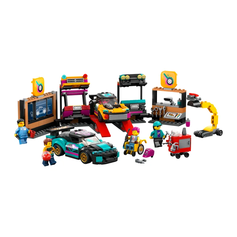 LEGO Garage voor aanpasbare auto's