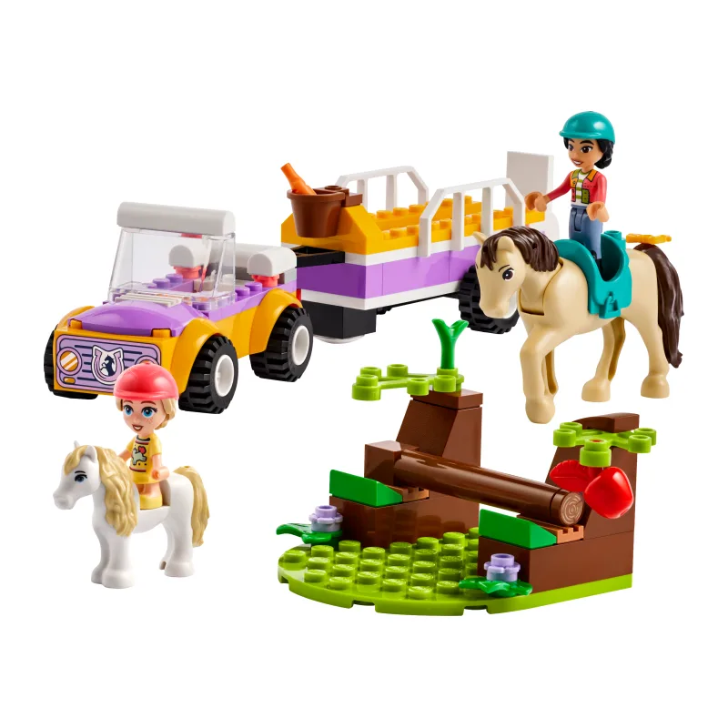 LEGO Paard en pony aanhangwagen