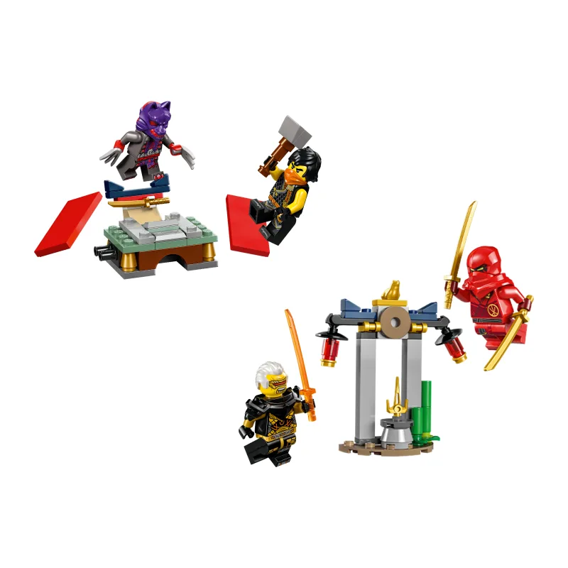 LEGO Tempelstrijd van Kai en Rapton & Toernooi trainingsveld