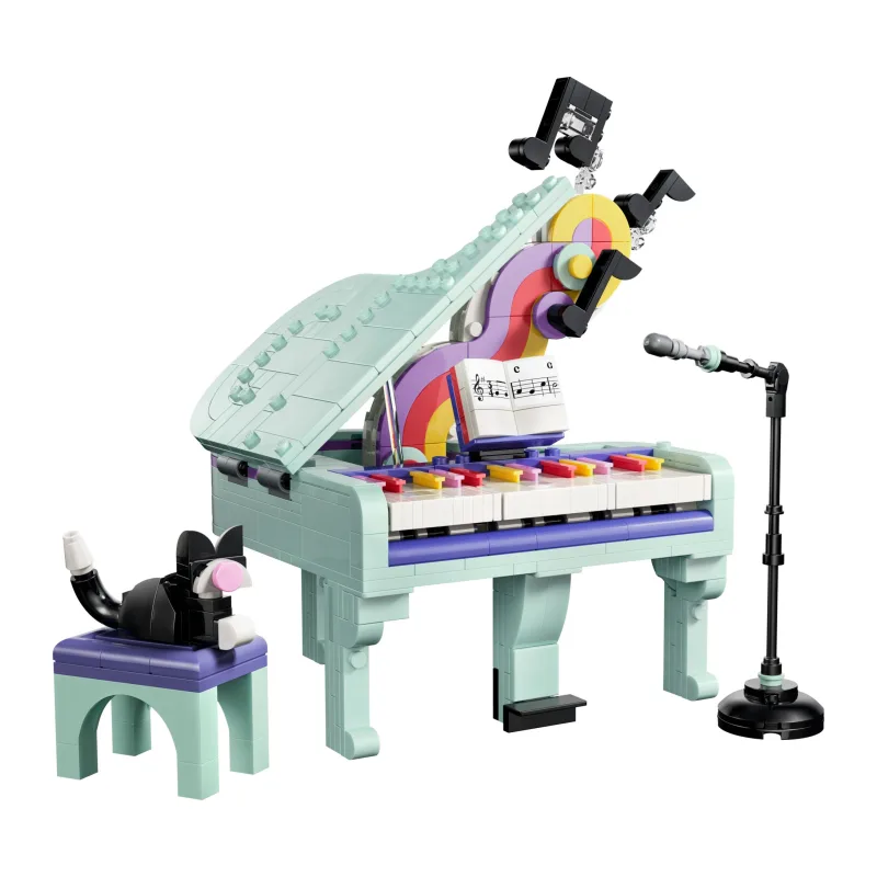 LEGO Piano met kat