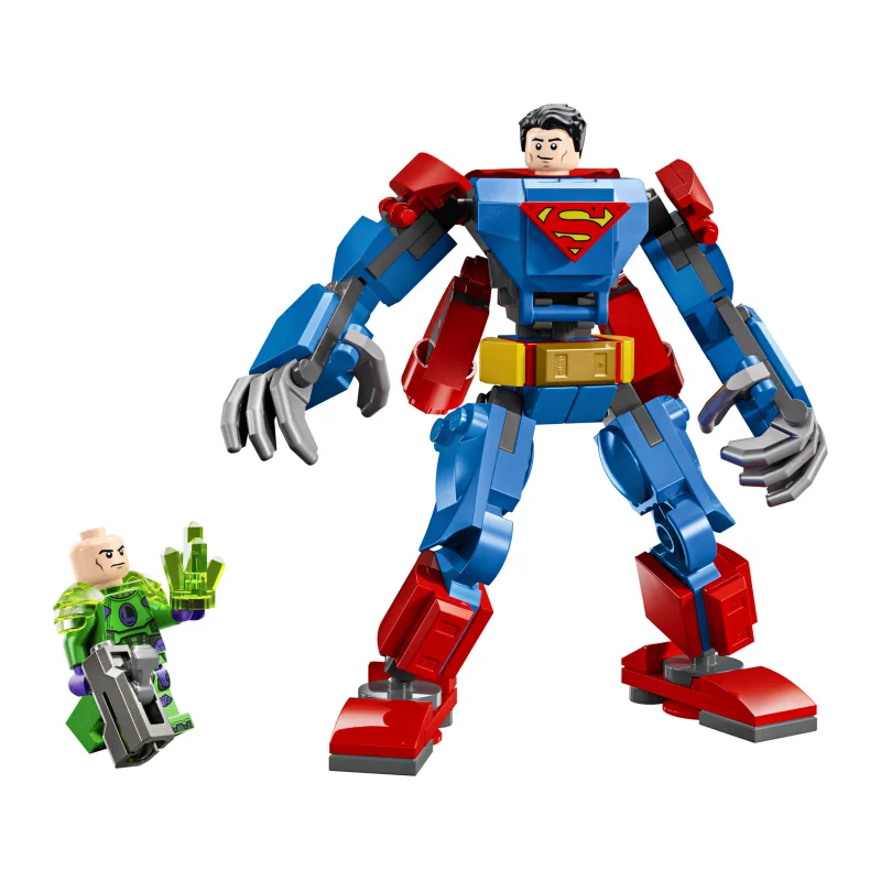 LEGO Superman mecha vs. Lex Luthor