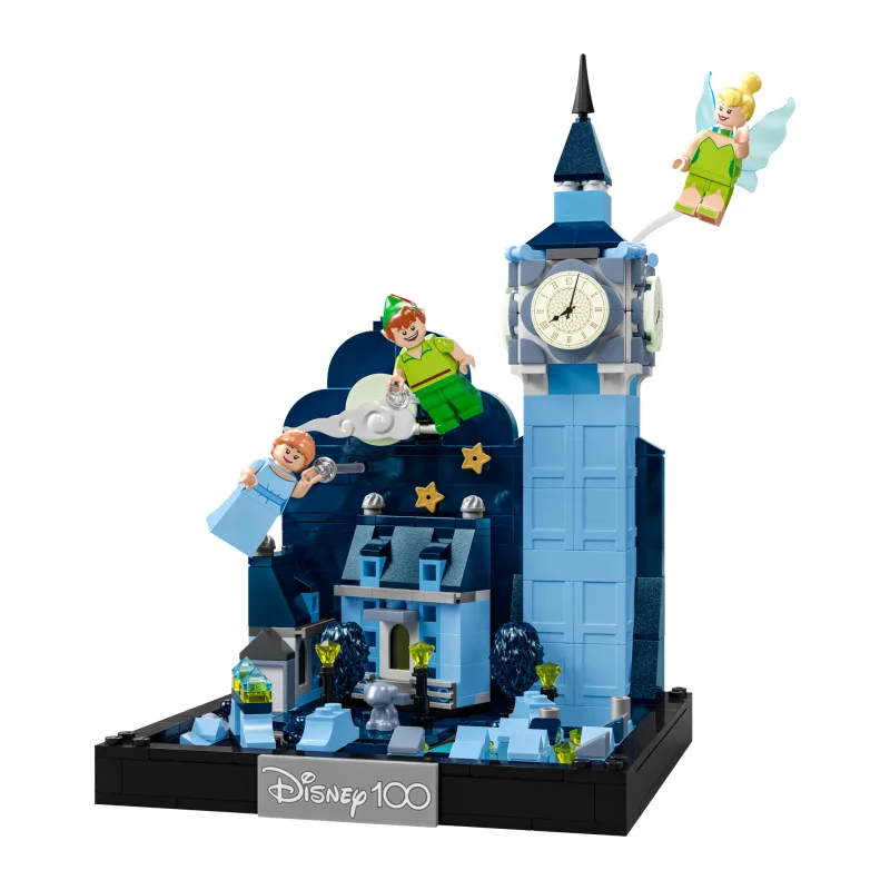 LEGO Peter Pan en Wendy vliegen over Londen