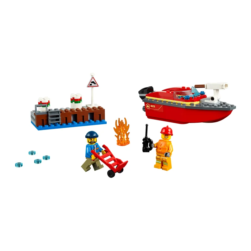 LEGO Brand aan de kade