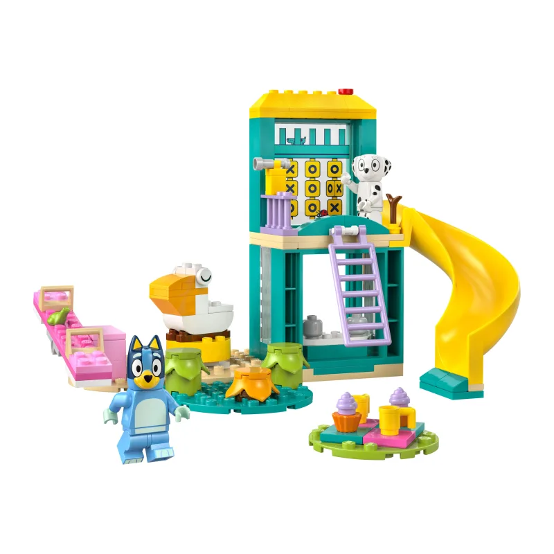 LEGO Bluey en Chloé in de speeltuin