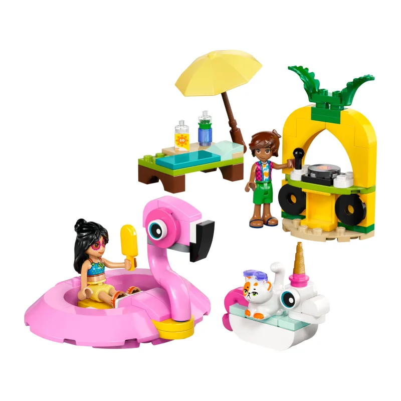 LEGO Zwembadfeestje met flamingo en eenhoorn