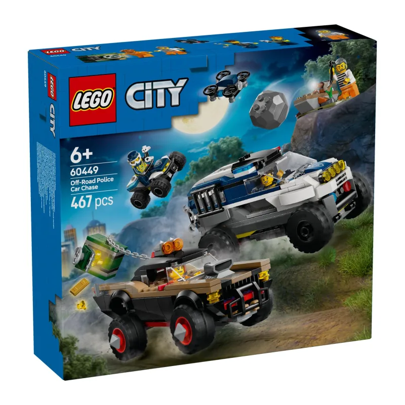 LEGO 60449 City Vehicle Offroad politieachtervolging