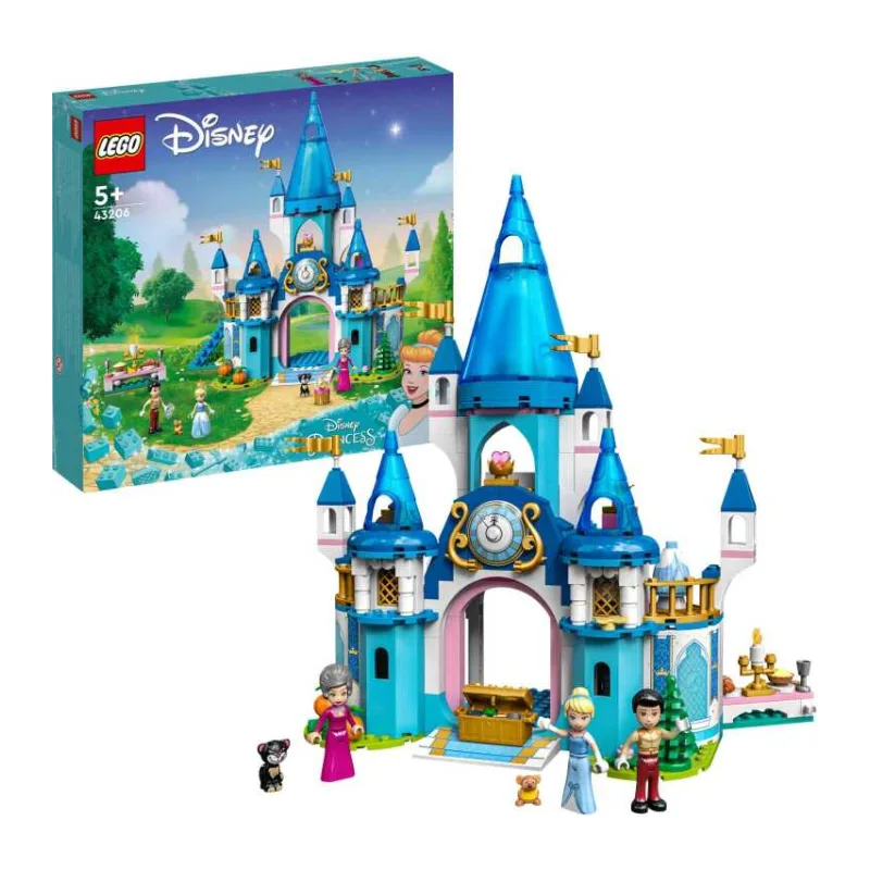 LEGO Disney Princess - Het kasteel van Assepoester en de knappe prins Constructiespeelgoed