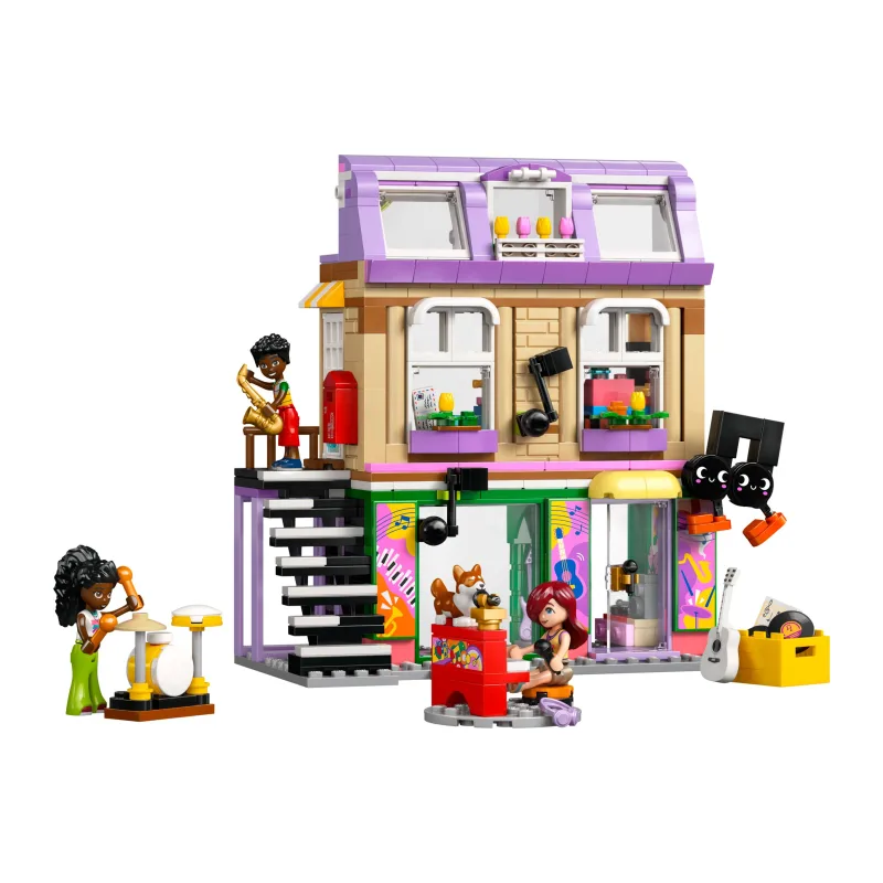 LEGO Muziekwinkel en appartement