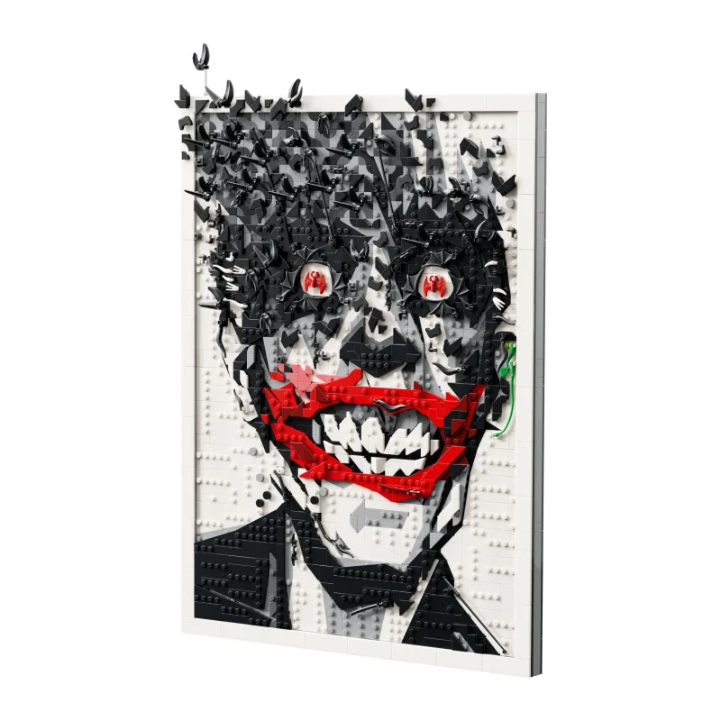 LEGO The Joker muurdecoratie in stripboekstijl