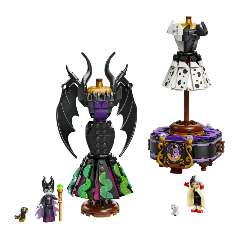 LEGO De jurken van Maleficent en Cruella De Vil