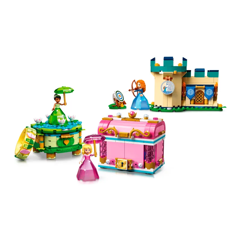 LEGO Aurora's, Merida's en Tiana's betoverde creaties