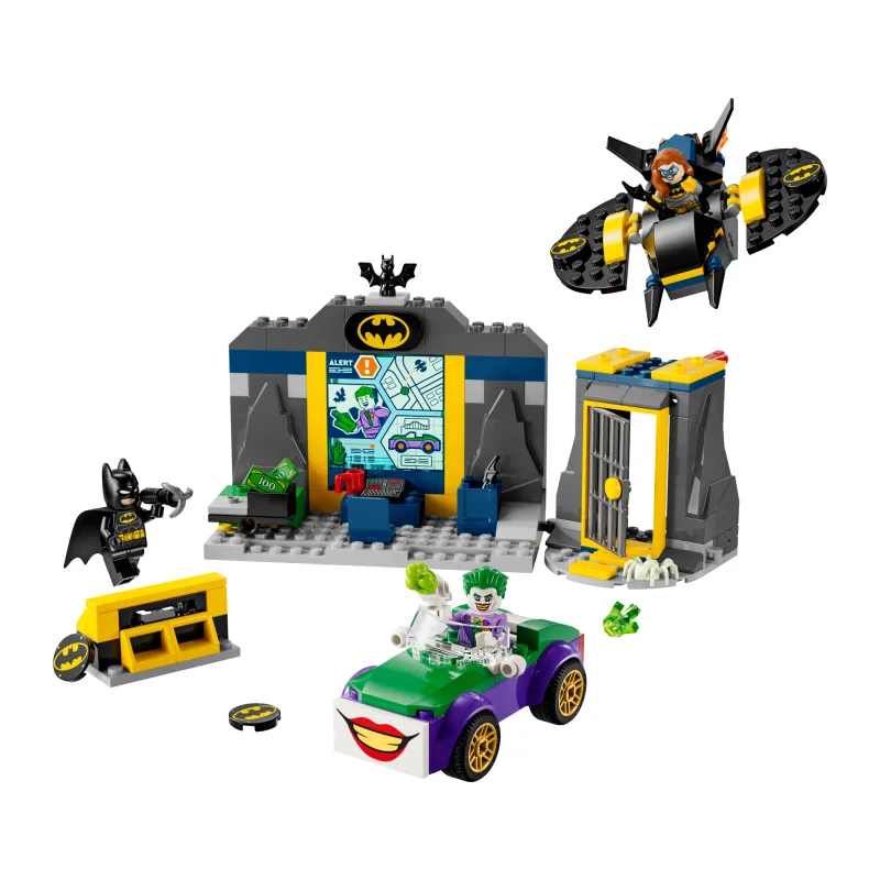 LEGO De Batcave met Batman, Batgirl en The Joker
