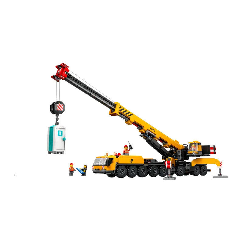 LEGO Gele mobiele bouwkraan